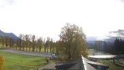 Archived webcam image showing Rittisberg - Kids area Kaliland and Ramsau Beach on 28 Oct 2026 at 08:44