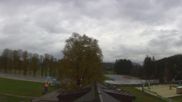 Archived webcam image showing Rittisberg - Kids area Kaliland and Ramsau Beach on 28 Oct 2026 at 16:44