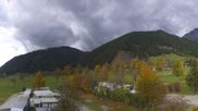 Archived webcam image showing Rittisberg - Kids area Kaliland and Ramsau Beach on 28 Oct 2026 at 12:44
