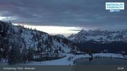 Archived webcam image showing Reiteralm - Reservoir ski resort on 17 May 2026 at 21:00