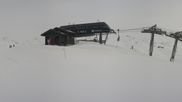 Archived webcam image showing Les 3 Vallées - Le Menuires Roc des 3 Marches on 22 Mar 2026 at 14:50