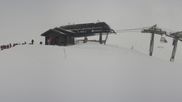 Archived webcam image showing Les 3 Vallées - Le Menuires Roc des 3 Marches on 22 Mar 2026 at 10:50