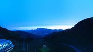 Archived webcam image showing Hauser Kaibling (Styria) - Top station chairlift 'Alm 6er' on 15 Jul 2026 at 04:35