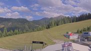 Archiviertes Webcam Bild: Hauser Kaibling: Höfi Express Abfahrt und Knapplhütte am 26.08.2026 um 16:15 Uhr