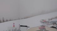 Archived webcam image showing Hauser Kaibling (Styria) - Downhill Höfi Express on 18 Mar 2026 at 08:00