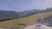 Archiviertes Webcam Bild: Hauser Kaibling: Höfi Express Abfahrt und Knapplhütte am 20.10.2026 um 12:42 Uhr
