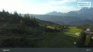 Archived webcam image showing View towards ski resort Fageralm (Schladming-Dachstein) on 16 Jul 2026 at 19:12