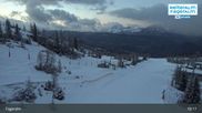 Archived webcam image showing View towards ski resort Fageralm (Schladming-Dachstein) on 18 Mar 2026 at 05:40