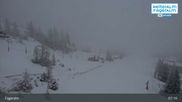 Archived webcam image showing View towards ski resort Fageralm (Schladming-Dachstein) on 18 Mar 2026 at 07:40