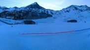 Archived webcam image showing Les 3 Vallées - Base station Val Thorens on 25 Apr 2026 at 07:36