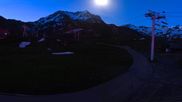 Archived webcam image showing Les 3 Vallées - Base station Val Thorens on 8 Jun 2026 at 04:56