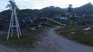 Archived webcam image showing Les 3 Vallées - Base station Val Thorens on 8 Jun 2026 at 07:56