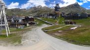 Archived webcam image showing Les 3 Vallées - Base station Val Thorens on 8 Jun 2026 at 12:56