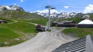 Archived webcam image showing Les 3 Vallées - Base station Val Thorens on 22 Jun 2026 at 14:01