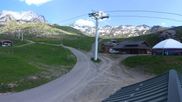 Archived webcam image showing Les 3 Vallées - Base station Val Thorens on 22 Jun 2026 at 16:01