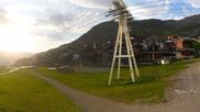 Archived webcam image showing Les 3 Vallées - Base station Val Thorens on 22 Jun 2026 at 20:01