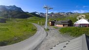 Archived webcam image showing Les 3 Vallées - Base station Val Thorens on 6 Jul 2026 at 08:38