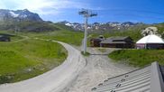 Archived webcam image showing Les 3 Vallées - Base station Val Thorens on 6 Jul 2026 at 10:38