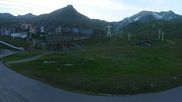 Archived webcam image showing Les 3 Vallées - Base station Val Thorens on 14 Jul 2026 at 06:49