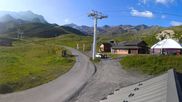 Archived webcam image showing Les 3 Vallées - Base station Val Thorens on 20 Jul 2026 at 08:39