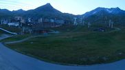 Archived webcam image showing Les 3 Vallées - Base station Val Thorens on 3 Aug 2026 at 06:52
