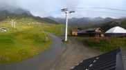 Archived webcam image showing Les 3 Vallées - Base station Val Thorens on 3 Aug 2026 at 18:52
