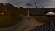 Archived webcam image showing Les 3 Vallées - Base station Val Thorens on 29 Sep 2026 at 04:17