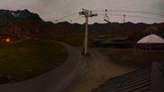 Archived webcam image showing Les 3 Vallées - Base station Val Thorens on 29 Sep 2026 at 02:17