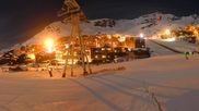 Archiviertes Webcam Bild: Les 3 Vallées - Talstation Val Thorens am 28.02.2026 um 00:02 Uhr