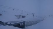 Archived webcam image showing Les 3 Vallées - Base station Val Thorens on 26 Mar 2026 at 08:49