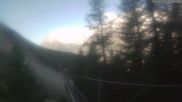 Archived webcam image showing Grächen - Suspension Bridge on 28 May 2026 at 08:17