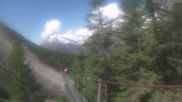Archived webcam image showing Grächen - Suspension Bridge on 28 May 2026 at 10:17