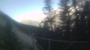 Archived webcam image showing Grächen - Suspension Bridge on 19 Jun 2026 at 08:06