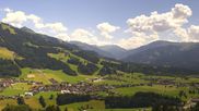 Archived webcam image showing SkiWelt Wilder Kaiser: Panorama Westendorf on 12 Jul 2026 at 14:55