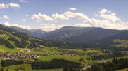 Archived webcam image showing SkiWelt Wilder Kaiser: Panorama Westendorf on 12 Jul 2026 at 16:55