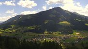 Archived webcam image showing SkiWelt Wilder Kaiser: Panorama Westendorf on 12 Jul 2026 at 12:55