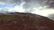 Archived webcam image showing View over Saalbach - Alpinresort on 21 May 2026 at 07:37