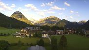 Archived webcam image showing Pertisau: view village on 4 Jul 2026 at 06:12