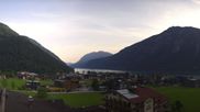 Archiviertes Webcam Bild: Achensee: Ausblick Romantik Hotel Wiesenhof am 14.07.2026 um 07:42 Uhr