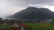 Archiviertes Webcam Bild: Achensee: Ausblick Romantik Hotel Wiesenhof am 01.08.2026 um 06:42 Uhr