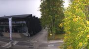 Archived webcam image showing Wolfgangsee: jetty and rack railway station on 15 Oct 2026 at 10:09