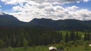 Archived webcam image showing Bad Mitterndorf: Hotel Aldiana Salzkammergut - Grimming Thermal Bath on 18 May 2026 at 12:58
