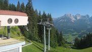 Archiviertes Webcam Bild: SkiWelt Wilder Kaiser: Astberg Bergstation am 19.06.2026 um 08:14 Uhr