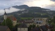 Archived webcam image showing Bad Goisern: village Panorama on 27 Jul 2026 at 06:06
