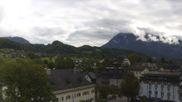 Archived webcam image showing Bad Goisern: village Panorama on 9 Oct 2026 at 12:01