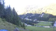 Archived webcam image showing Ski Resort Zauchenberg: Rosskopfbahn on 15 Aug 2026 at 18:15