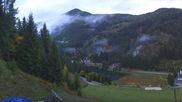 Archived webcam image showing Ski Resort Zauchenberg: Rosskopfbahn on 14 Oct 2026 at 18:17