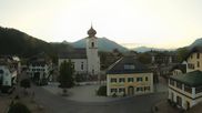 Archived webcam image showing Strobl: Panoramic view on 3 Aug 2026 at 06:59