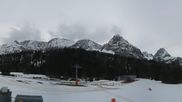 Archived webcam image showing Ehrwalder Alm - Panorama on 13 Apr 2026 at 12:23