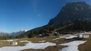Archived webcam image showing Ehrwalder Alm - Panorama on 27 Apr 2026 at 08:19